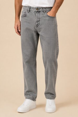 Straight Fit Jeans – Grey