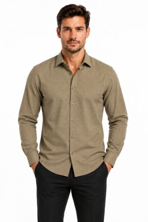 Classic Formal Shirt – Khaki