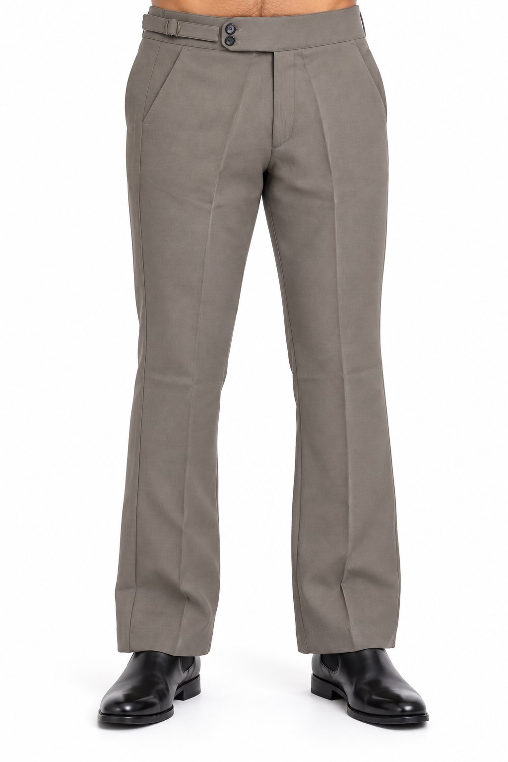 Bootcut Formal Trousers – Taupe - Image 2