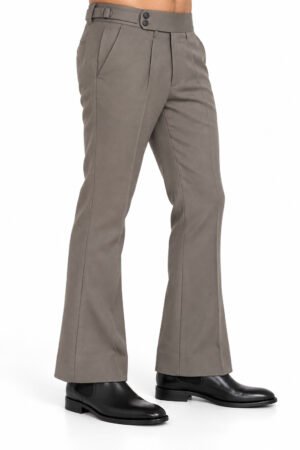 Bootcut Formal Trousers – Taupe