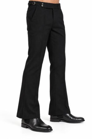 Bootcut Formal Trousers – Black