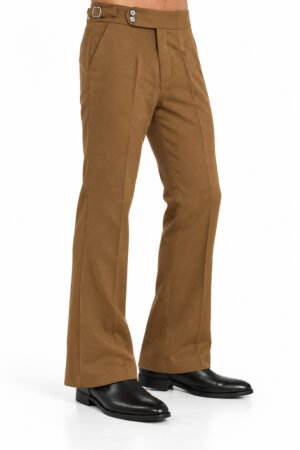 Bootcut Formal Trousers – Tan