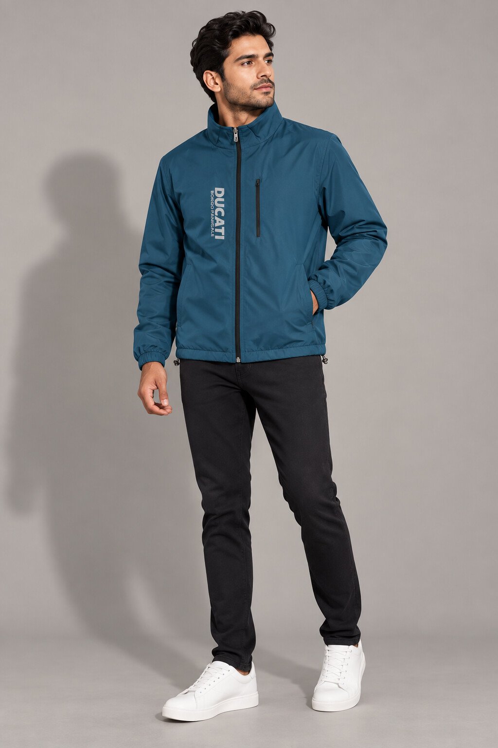 PUMA x Ducati Zip-Through Jacket – Teal Blue - Image 2