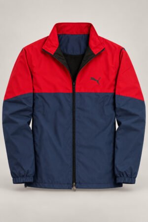 Premium Jacket – Red / Navy Blue